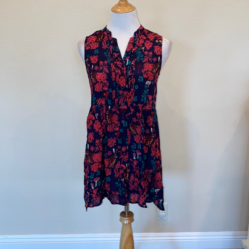 Nathalie Lete Paris Wonderland Tunic Dress Silk size 4